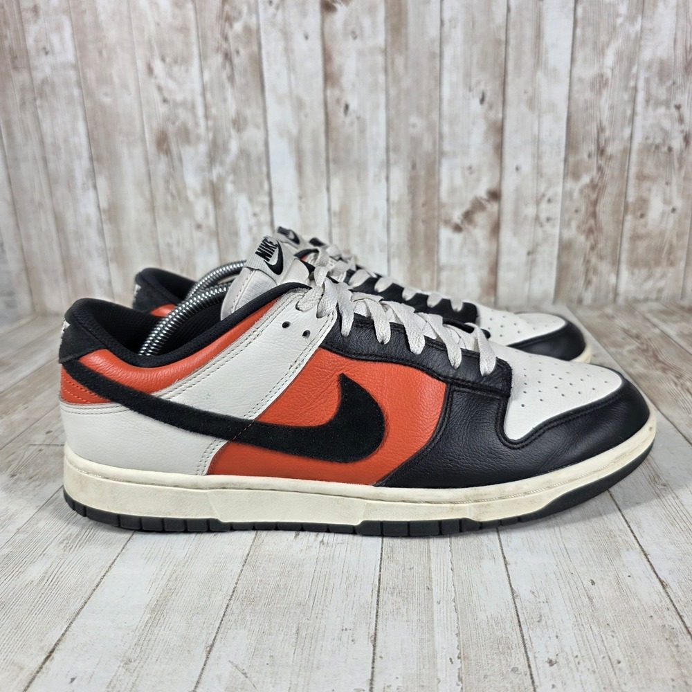Nike Dunk Low Orange Black White Men's Sz 11 HO4888 020 Casual Sneakers